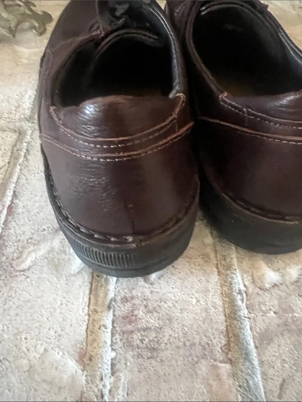 Naot Men's Dark Brown Leather Lace-Up Derby Shoes sz Euro 46